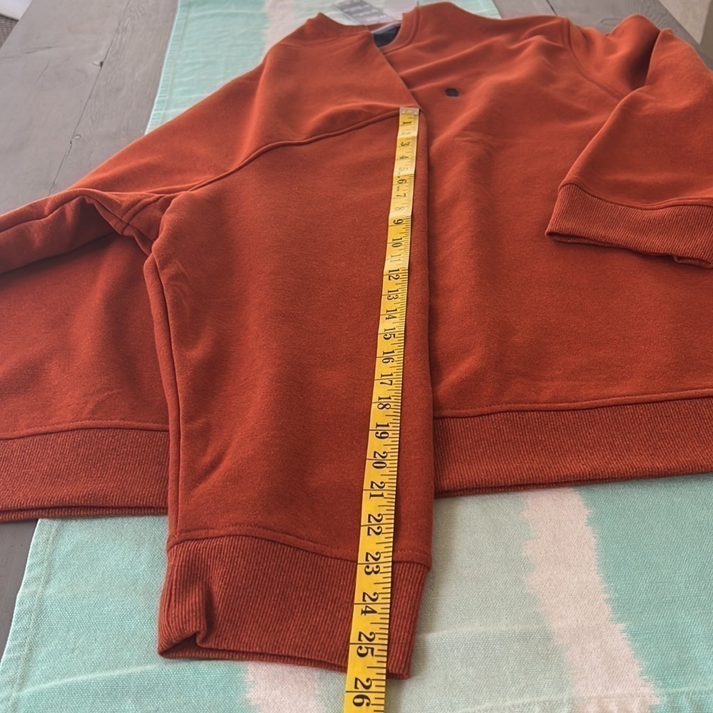 Izod Advantage Performance Stretch Crewneck Sweatshirt Burnt Orange 4XL NWT - Picture 10 of 10